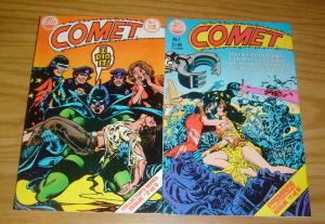the Comet #1-2 VF/NM complete series - red circle comics - bronze age set lot