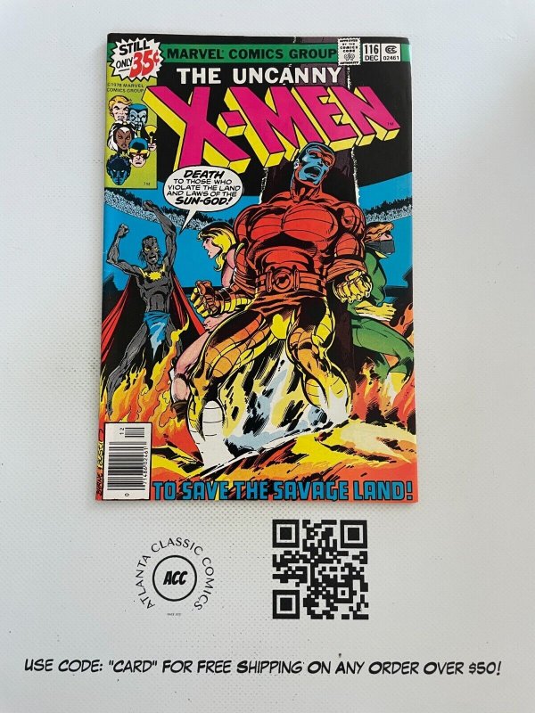 Uncanny X-Men # 116 NM- Marvel Comic Book Wolverine Cyclops Beast Storm 27 J899