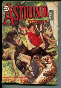 ASTOUNDING STORIES 06/1931-CLAYTON-MANAPE THE MIGHTY-H W WESSO-SCI-FI PULP-good