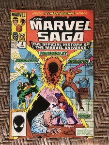 The Marvel Saga The Official History of the Marvel Universe #4 (1986)