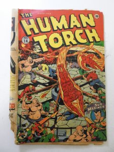 The Human Torch #14 (1943) PR Condition see description