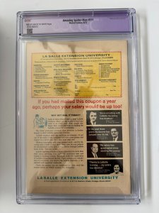 The Amazing Spider-Man # 111  CGC 8.5   (Marvel, 1972)