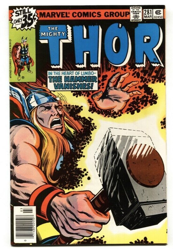 THOR #281 great cover-Marvel 1977 VF/NM