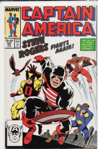 Captain America #337 (1988) Captain America [Key Issue]
