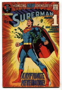 Superman #233 1971-DC-Neal Adams cover-Key issue-VG
