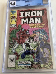 Ironman 214, 9.6 CGC, spider woman app.