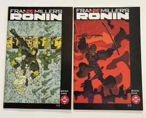 Ronin #1 + 2  (1983)  Frank Miller Dc Comics Bronze Age Book One + Two 