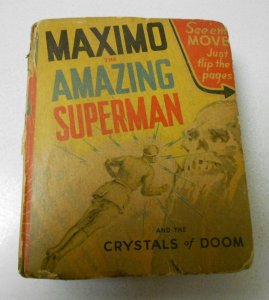 1940 MAXIMO Amazing Superman H.E. Vallely BIG little Book VG