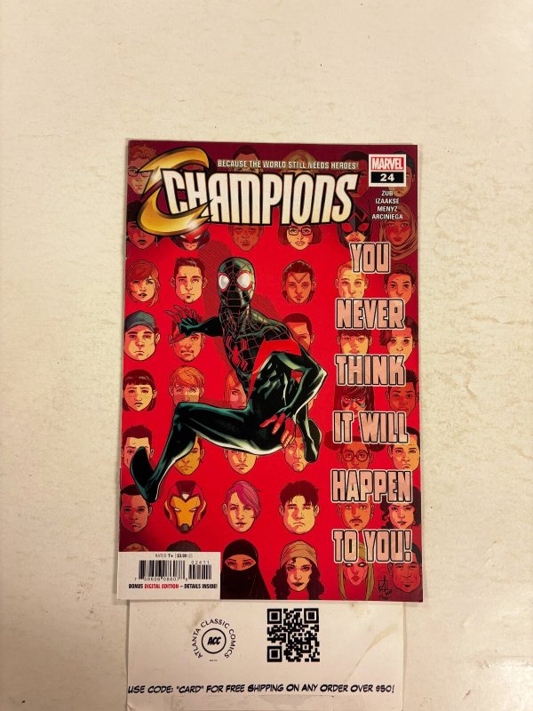 Champions #24 NM Marvel Comic Books Miles Morales Viv Vision Nova 16 HH81