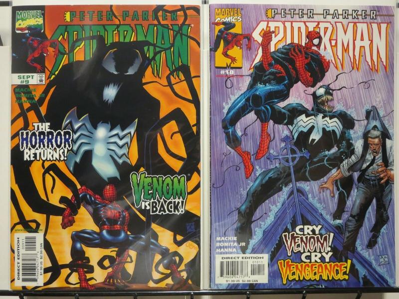 PETER PARKER (1999) 9-10  Spidey vs VENOM!  'Nuff said.