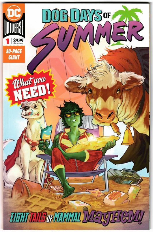 Dog Days Of Summer #1 Krypto / Batcow / Animal Man / Killer Croc (DC, 2019) NM