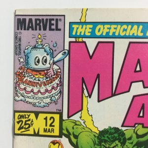 Marvel Age #12 - 1st Spider-Man Symbiote Costume art - Predates ASM #252 - 1984 
