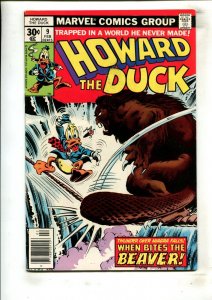 HOWARD THE DUCK #9 (6.0) THE BEAVER!! 1976