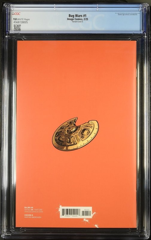 BUG WARS #1 IMAGE COMICS 2024 1:50 MATIAS BERGARA VARIANT CGC 9.8 NM