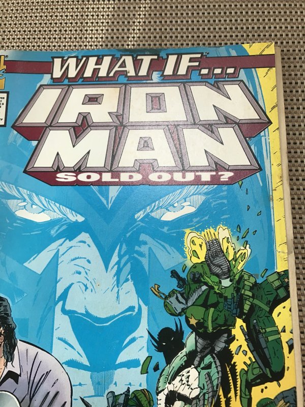 WHAT IF #64 Newsstand : Marvel 8/94 VG-; Iron Man Sold Out, Hard to Find