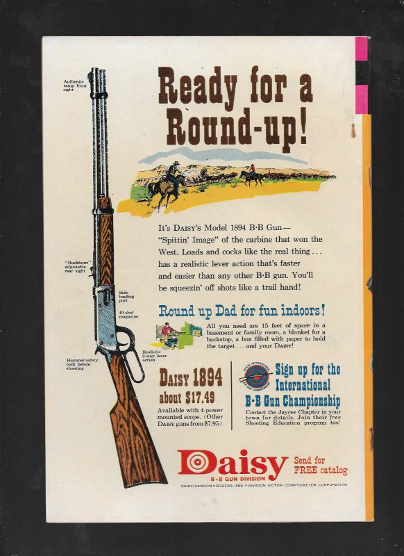 BONANZA #27 - REVENGE HUNGRY GUNSLINGER! - (7.5) 1968