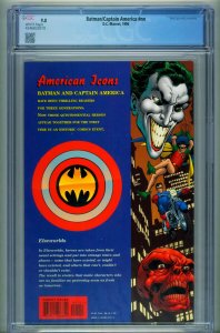 Batman/Captain America 1996 CGC 9.8 Joker/Red Skull comic book DC 4346833019