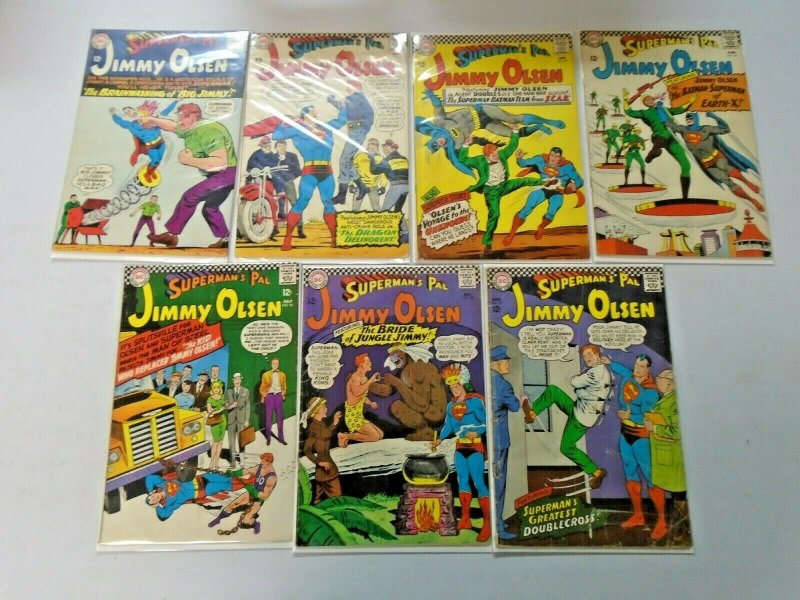 Silver Age Jimmy Olsen Comic Lot 12¢ Covers #90-120 13 Diff Avg 4.0 VG (1966-69)