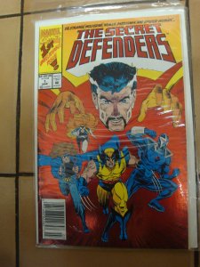 Secret Defenders #1 (1993) Red Foil Cover Roy Thomas Story Doctor Strange