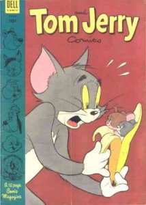 Tom And Jerry Comics #109 POOR ; Dell | low grade comic August 1953 Banana