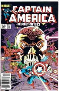 Captain America #288 Newsstand  VF+
