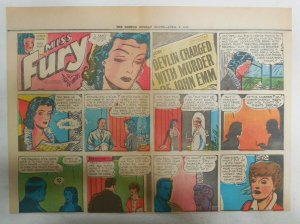 Miss Fury Sunday #384 by Tarpe Mills 4/9/1950 Size: 11 x 15  Very Rare Year #10