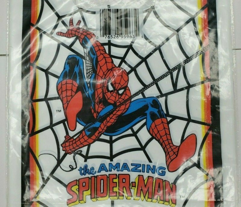 Vintage Spider Man Gift Bags Comic Toy Lot of 2 16 bags 1990 NM