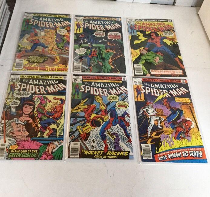 The Amazing Spider-Man 143-197 29 Book Lot Set Run See Description 6.0-8.0