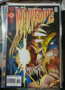 WOLVERINE # 89 1995 sabertooth  mask of ogun  X-MEN  SABERTOOTH  GHOST RIDER