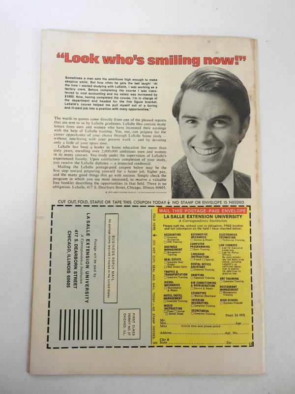 Astonishing Tales #25 (1974) VG MVS intact! moisture stains, rust top staple