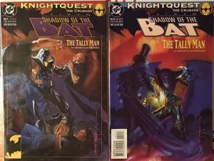 BATMAN:SHADOW OF THE BAT (DC)3 COMPLETE PLUS 2 STAND ALONE STORYLINES!8 BOOK LOT