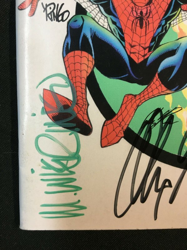 CONVENTION PROGRAM 96 SIGNED BY ROSS, PEREZ, TOM SMITH, CARDY, JURGENS, GARNEY