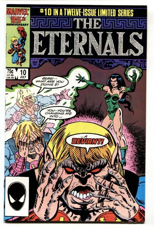 THE ETERNALS #10-1986-Origin of Ghaur-COMIC BOOK
