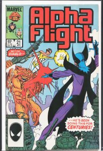 Alpha Flight #21 (1985) Alpha Flight