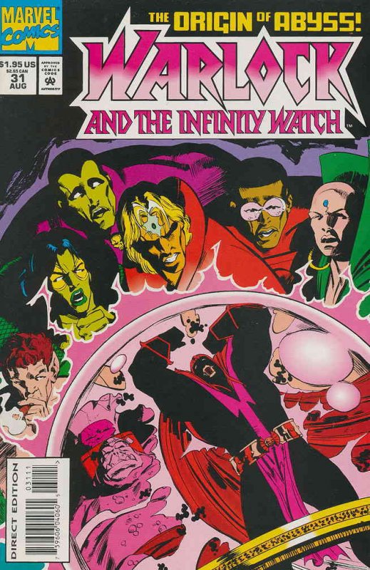 Warlock and the Infinity Watch #37 - 1995 - Marvel Comic - FN