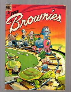 Four Color # 192 FN- The Brownies Dell Golden Age Comic Book Turtle Train JK7