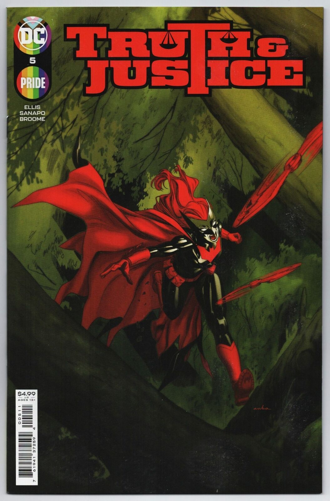 Truth And Justice 5 Anka Main Cvr Batwoman Dc 2021 Nm Comic Books Modern Age Dc Comics 0751