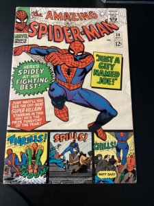 Marvel Comics, Amazing Spiderman #38, 1966, 2nd Mary Jane in Cameo, Look!
