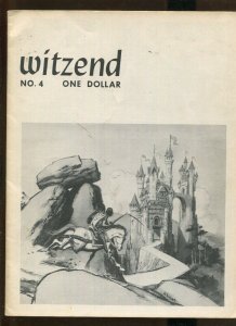 WITZEND #4 (6.5) FRANZETTA BACK COVER!! 1968
