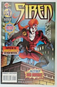 *Siren v1 (1995 Marvel/Malibu) 1-3, Special, Infinity, (Taskmaster) 5 books