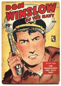 DON WINSLOW OF THE NAVY #25 1945-FAWCETT-HIGH SEAS-WW 2 G