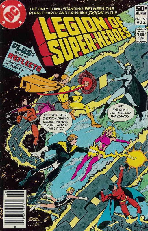 Legion of Super-Heroes, The (2nd Series) #278 (Newsstand) VG ; DC | low grade co