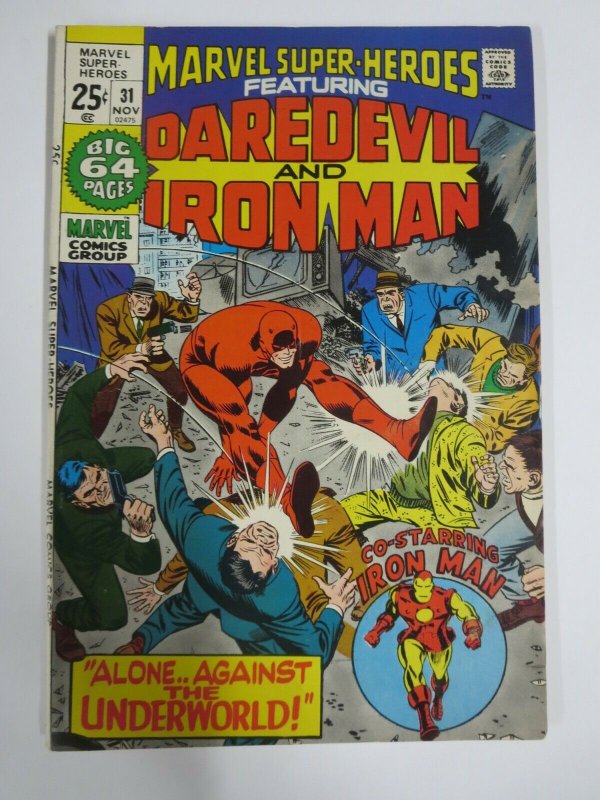 MARVEL SUPER-HEROES #31 (Marvel,11/1971) VERY GOOD-FINE (VG/F) Iron Man,DD 