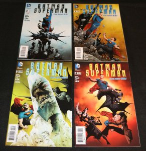 2013 DC New 52 Batman Superman Set #1-4 (9.0-9.2) 