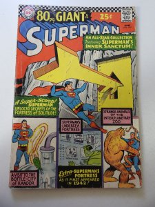 Superman #187 (1966) VG- Condition