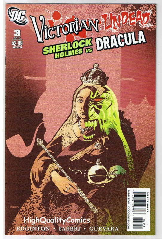 VICTORIAN UNDEAD 3, VF+, Sherlock Holmes vs Dracula, 2011