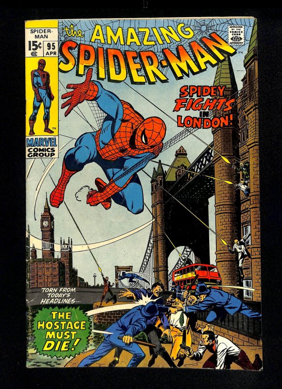 Amazing Spider-Man #95 Spidey in London!