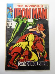 Iron Man #2 (1968) GD+ Condition see description