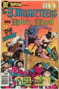 DC SPECIAL #25 3 Musketeers Robin Hood & Viking Prince 1977 DC Comics Joe Kubert