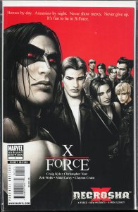 X Necrosha Variant Cover (2009) X-Force